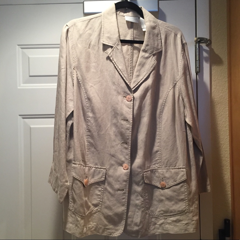 Elisabeth Linen Jacket